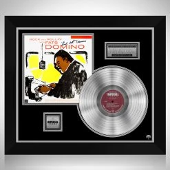 RARE-T Limited Edition Frames Fats Domino - Rock And Rollin' With Fats Domino Platinum LP Limited Signature Edition Studio Licensed Custom Frame