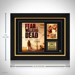 RARE-T Limited Edition Frames Fear Of The Walking Dead Script Limited Signature Edition Studio Licensed Custom Frame