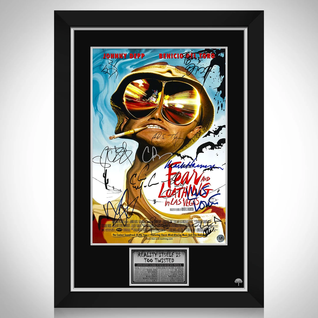 RARE-T NEW Fear & Loathing In Las Vegas Mini Poster Limited Signature Edition Studio Licensed Custom Frame 11 RARE-T NEW Fear & Loathing In Las Vegas Mini Poster Limited Signature Edition Studio Licensed Custom Frame