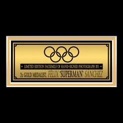 RARE-T F?lix Sÿnchez Photo Limited Signature Edition Studio Licensed Custom Frame Sports Memorabilia