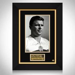 RARE-T Hungary - Ferenc Puskas Photo Limited Signature Edition Studio Licensed Custom Frame