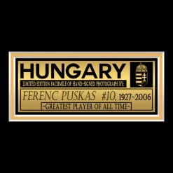 RARE-T Hungary - Ferenc Puskas Photo Limited Signature Edition Studio Licensed Custom Frame 11 RARE-T Hungary - Ferenc Puskas Photo Limited Signature Edition Studio Licensed Custom Frame