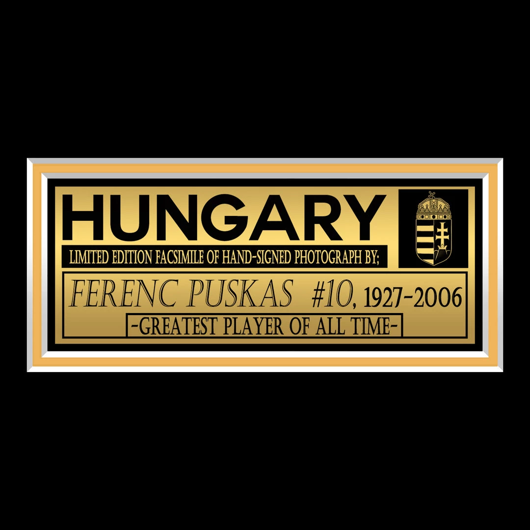 RARE-T Hungary - Ferenc Puskas Photo Limited Signature Edition Studio Licensed Custom Frame 5 RARE-T Hungary - Ferenc Puskas Photo Limited Signature Edition Studio Licensed Custom Frame