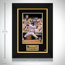 RARE-T Los Angeles Dodgers - Fernando Valenzuela Photo Limited Signature Edition Studio Licensed Custom Frame Sports Memorabilia