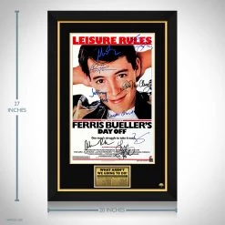 RARE-T Ferris Bueller's Day Off Mini Poster Limited Signature Edition Studio Licensed Custom Frame Limited Edition Frames