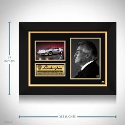 RARE-T Limited Edition Frames Ferruccio Lamborghini Photo Limited Signature Edition Studio Licensed Custom Frame