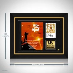 RARE-T Fiddler On The Roof Transcript Limited Signature Edition Studio Licensed Custom Frame