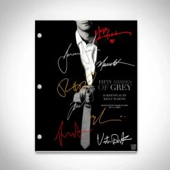 RARE-T Fifty Shades Of Grey Script Limited Signature Edition Studio Licensed Custom Frame Limited Edition Frames