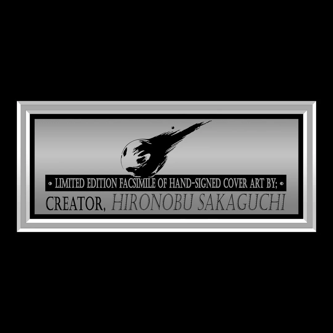 RARE-T Final Fantasy 7 Playstation Cover Photo Limited Signature Edition Studio Licensed Custom Frame Limited Edition Frames 5 RARE-T Final Fantasy 7 Playstation Cover Photo Limited Signature Edition Studio Licensed Custom Frame Limited Edition Frames