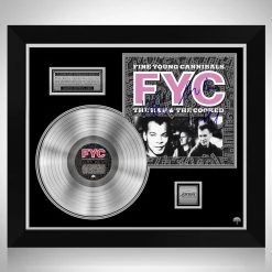 RARE-T Fine Young Cannibals - The Raw & The Cooked Platinum LP Limited Signature Edition Studio Licensed Custom Frame Limited Edition Frames
