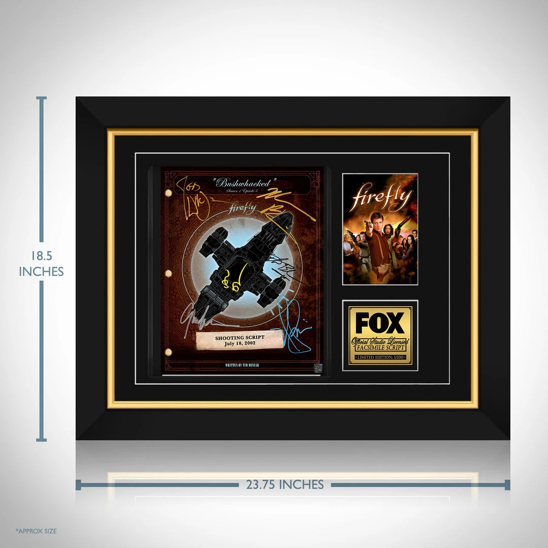 RARE-T Limited Edition Frames Firefly Script Limited Signature Edition Studio Licensed Custom Frame 10 RARE-T Limited Edition Frames Firefly Script Limited Signature Edition Studio Licensed Custom Frame