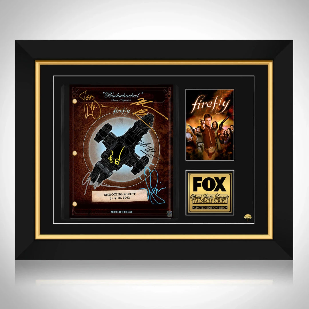 RARE-T Limited Edition Frames Firefly Script Limited Signature Edition Studio Licensed Custom Frame 1 RARE-T Limited Edition Frames Firefly Script Limited Signature Edition Studio Licensed Custom Frame