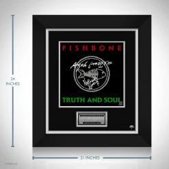 RARE-T Fishbone - Truth And Soul LP Cover Limited Signature Edition Studio Licensed Custom Frame Limited Edition Frames