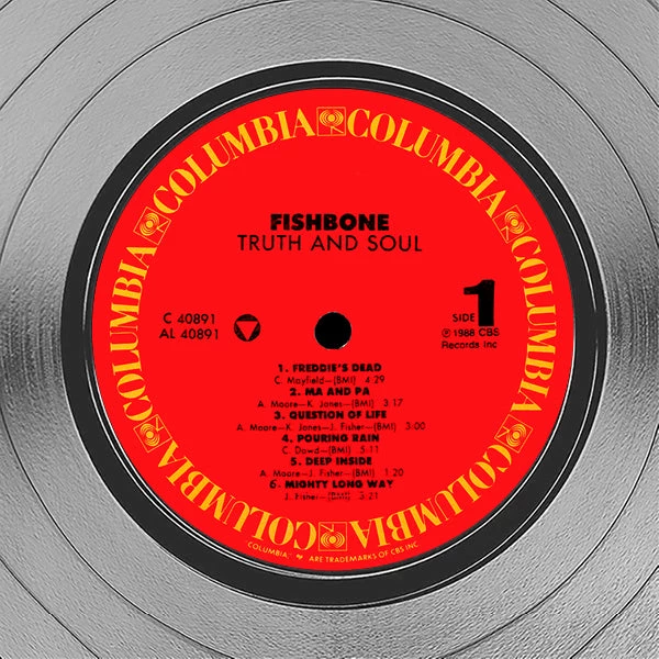 RARE-T Limited Edition Frames Fishbone - Truth And Soul Platinum LP Limited Signature Edition Studio Licensed Custom Frame 5 RARE-T Limited Edition Frames Fishbone - Truth And Soul Platinum LP Limited Signature Edition Studio Licensed Custom Frame