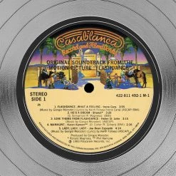 RARE-T Limited Edition Frames Flashdance - Soundtrack Platinum LP Limited Signature Edition Studio Licensed Custom Frame