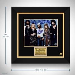 RARE-T NEW Fleetwood Mac Band Photo Limited Signature Edition Licensed Custom Frame