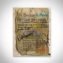 RARE-T Flintstones Script Limited Signature Edition Studio Licensed Custom Frame Limited Edition Frames