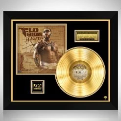 RARE-T Flo Rida - R.O.O.T.S Gold LP Limited Signature Edition Studio Licensed Custom Frame