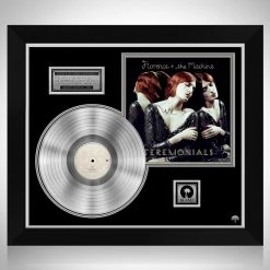 RARE-T Florence + The Machine - Ceremonials Platinum LP Limited Signature Edition Studio Licensed Custom Frame