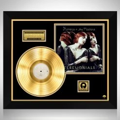 RARE-T Limited Edition Frames Florence + The Machine - Ceremonials Gold LP Limited Signature Edition Studio Licensed Custom Frame