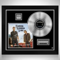 RARE-T Limited Edition Frames Florida Georgia Line - Here's To The Good Times Platinum LP Limited Signature Edition Studio Licensed Custom Frame