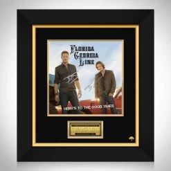 RARE-T Limited Edition Frames Florida Georgia Line - Here's To The Good Times LP Cover Limited Signature Edition Studio Licensed Custom Frame