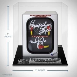PPC Signed Memorabilia Back To The Future - Beckett Witnessed Certified Hand-Signed Flux Capacitor By Michael J. Fox & Christopher Lloyd With Custom Display
