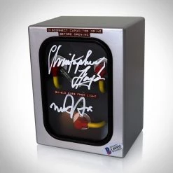 PPC Signed Memorabilia Back To The Future - Beckett Witnessed Certified Hand-Signed Flux Capacitor By Michael J. Fox & Christopher Lloyd With Custom Display