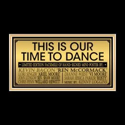 RARE-T Limited Edition Frames Footloose Mini Poster Limited Signature Edition Studio Licensed Custom Frame