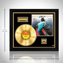 Rare-T Limited Edition Frames Footloose Soundtrack Gold LP Limited Signature Edition Studio Licensed Custom Frame