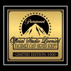 RARE-T Footloose Transcript Limited Signature Edition Studio Licensed Custom Frame Limited Edition Frames