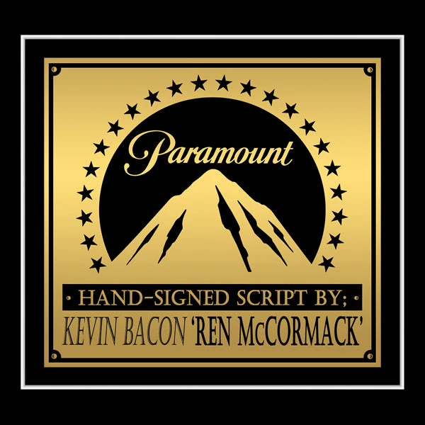 PPC Footloose - Beckett Certified Hand-Signed Script By Kevin Bacon Custom Frame NEW 8 PPC Footloose - Beckett Certified Hand-Signed Script By Kevin Bacon Custom Frame NEW