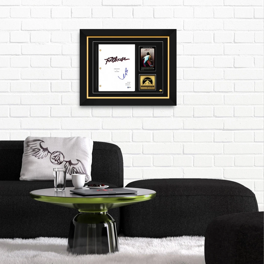 PPC Footloose - Beckett Certified Hand-Signed Script By Kevin Bacon Custom Frame NEW 2 PPC Footloose - Beckett Certified Hand-Signed Script By Kevin Bacon Custom Frame NEW