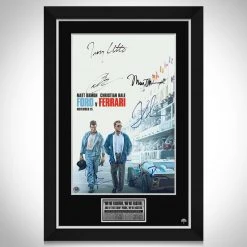 RARE-T Ford V Ferrari Mini Poster Limited Signature Edition Studio Licensed Custom Frame NEW 17 RARE-T Ford V Ferrari Mini Poster Limited Signature Edition Studio Licensed Custom Frame NEW