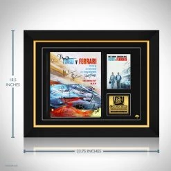 RARE-T Limited Edition Frames Ford V Ferrari Script Limited Signature Edition Studio Licensed Custom Frame