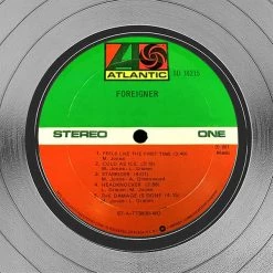 Rare-T Limited Edition Frames Foreigner Limited Signature Edition Studio Licensed Platinum LP Custom Frame