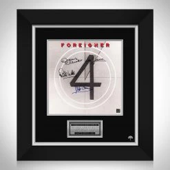 RARE-T Foreigner - 4 LP Cover Limited Signature Edition Studio Licensed Custom Frame Limited Edition Frames