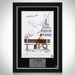 RARE-T Limited Edition Frames Forrest Gump Limited Signature Edition Studio Licensed Movie Mini Poster Custom Frame