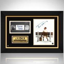 RARE-T Forrest Gump Photo & VHS Limited Signature Edition Studio Licensed Custom Frame Limited Edition Frames