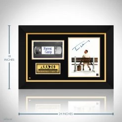 RARE-T Forrest Gump Photo & VHS Limited Signature Edition Studio Licensed Custom Frame Limited Edition Frames