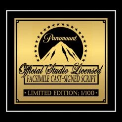 RARE-T Limited Edition Frames The Godfather Movie Script Limited Signature Edition Studio Licensed Custom Frame