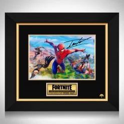 RARE-T Limited Edition Frames Fortnite Spider-Man Promotional Art Photo Limited Signature Edition Studio Licensed Custom Frame