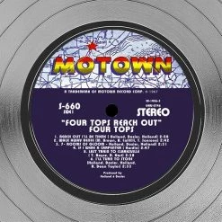 RARE-T Limited Edition Frames Four Tops - Reach Out Platinum LP Limited Signature Edition Studio Licensed Custom Frame