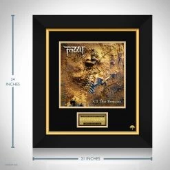 RARE-T Fozzy - All That Remains LP Cover Limited Signature Edition Studio Licensed Custom Frame 12 RARE-T Fozzy - All That Remains LP Cover Limited Signature Edition Studio Licensed Custom Frame