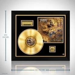 RARE-T Limited Edition Frames Fozzy - All That Remains Gold LP Limited Signature Edition Studio Licensed Custom Frame