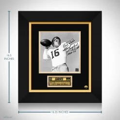 RARE-T New York Giants Frank Gifford Photo Limited Signature Edition Studio Licensed Custom Frame Sports Memorabilia