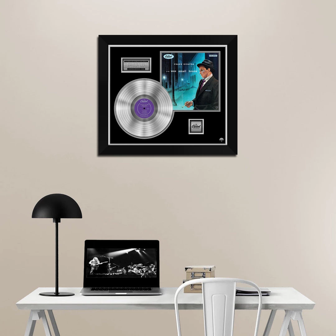 RARE-T Frank Sinatra - In The Wee Small Hours Platinum LP Limited Signature Edition Studio Licensed Custom Frame Limited Edition Frames 2 RARE-T Frank Sinatra - In The Wee Small Hours Platinum LP Limited Signature Edition Studio Licensed Custom Frame Limited Edition Frames