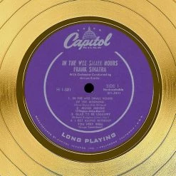 RARE-T Frank Sinatra - In The Wee Small Hours Gold LP Limited Signature Edition Studio Licensed Custom Frame Limited Edition Frames 14 RARE-T Frank Sinatra - In The Wee Small Hours Gold LP Limited Signature Edition Studio Licensed Custom Frame Limited Edition Frames
