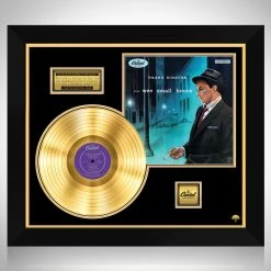 RARE-T Frank Sinatra - In The Wee Small Hours Gold LP Limited Signature Edition Studio Licensed Custom Frame Limited Edition Frames
