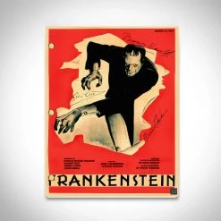 RARE-T Frankenstein (1931) Script Limited Signature Edition Studio Licensed Custom Frame